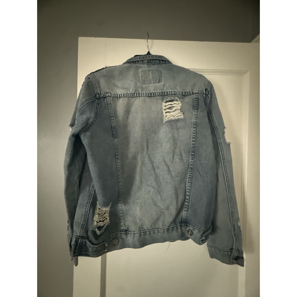 carbon mens jean jacket sz small - Picture 4 of 5